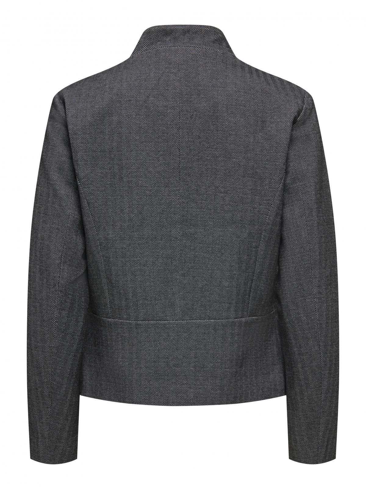 온리 클래식 테일러드 그레이 블레이저 15351247_2383 GREY / DARK GREY MELANGE - 상세 이미지 4