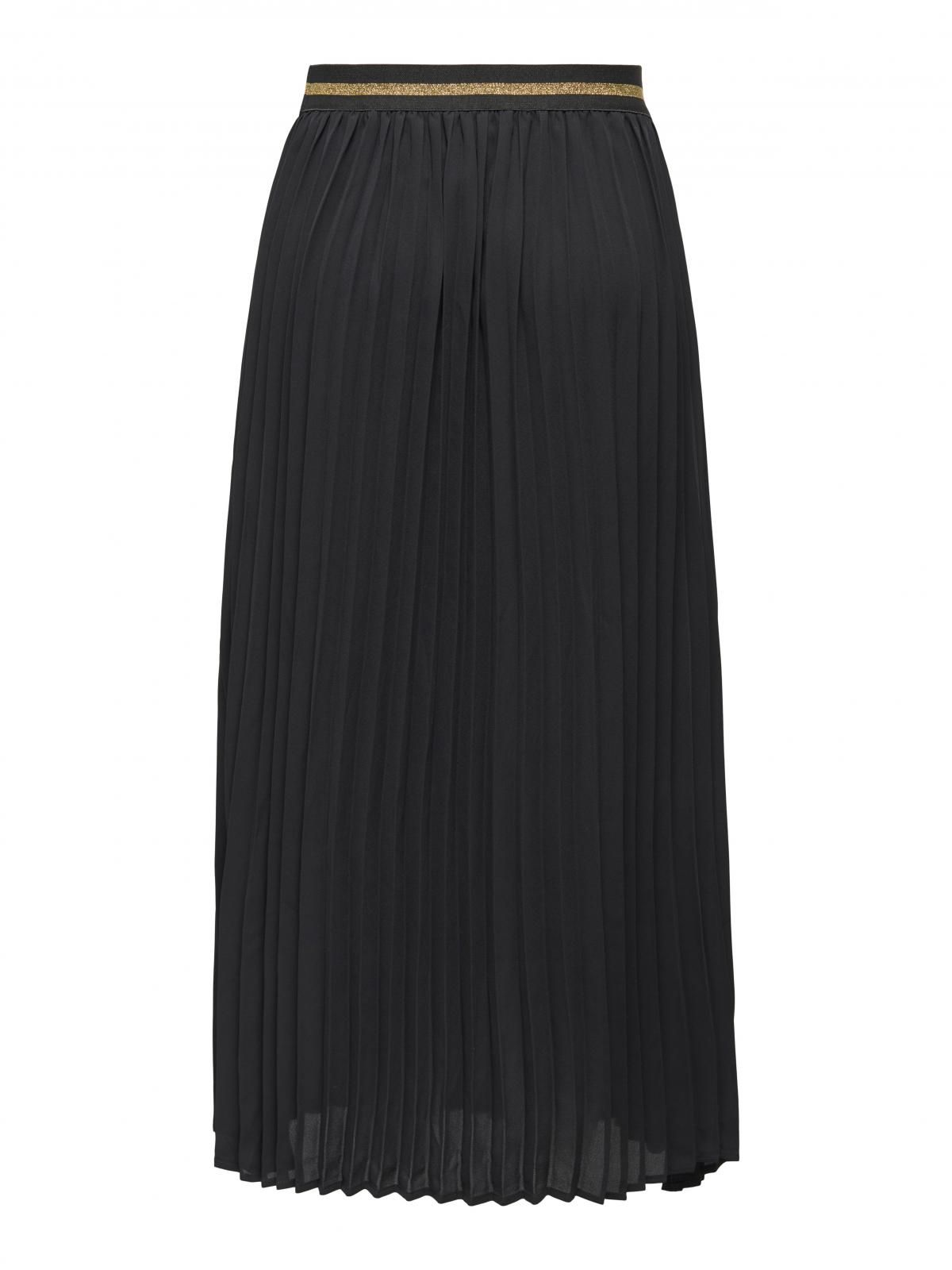 온리 플리츠 롱스커트 밴딩 블랙 15358295_2161 BLACK / BLACK - 상세 이미지 4