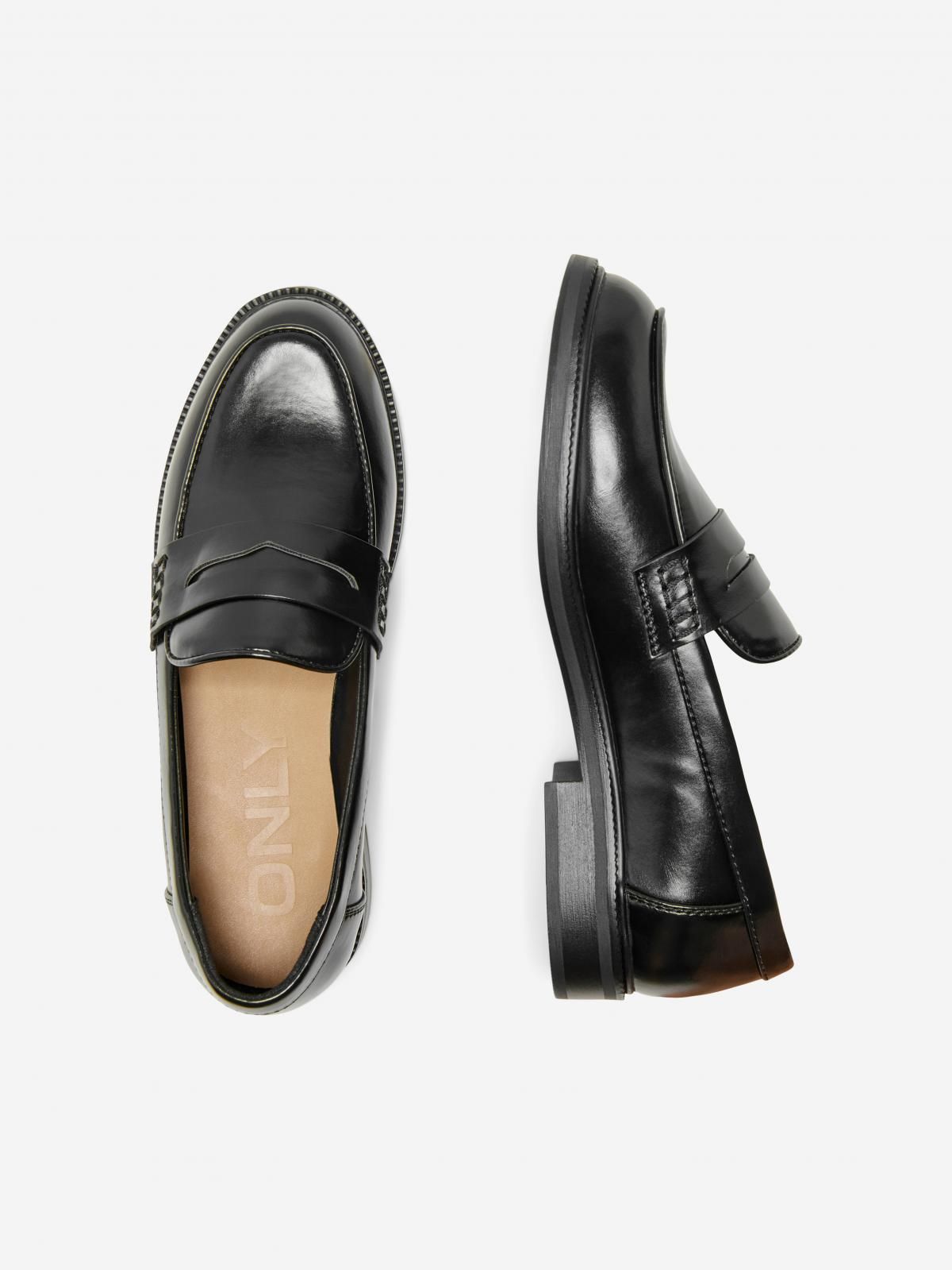 온리 클래식 베이직 로퍼 15288066_2161 BLACK / BLACK - 상세 이미지 3