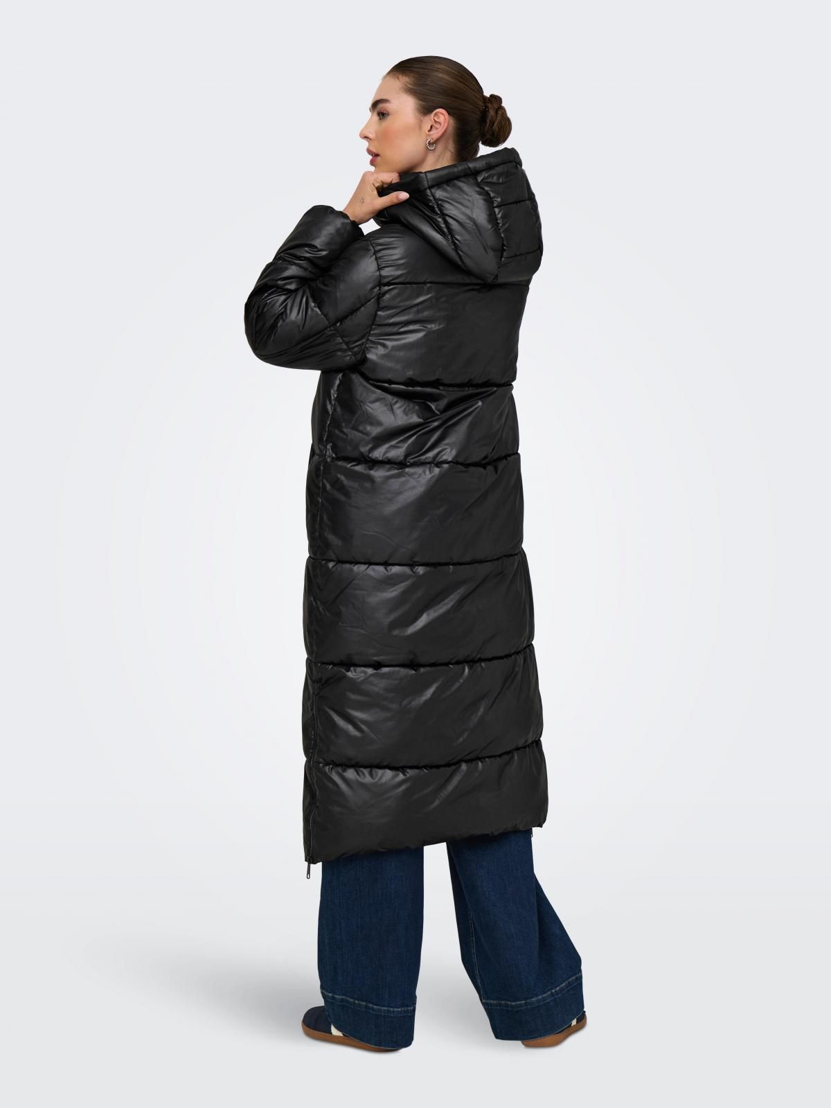 제이디와이 롱 패딩 코트 후드 테크니컬 15337896_2161 BLACK / BLACK - 상세 이미지 2