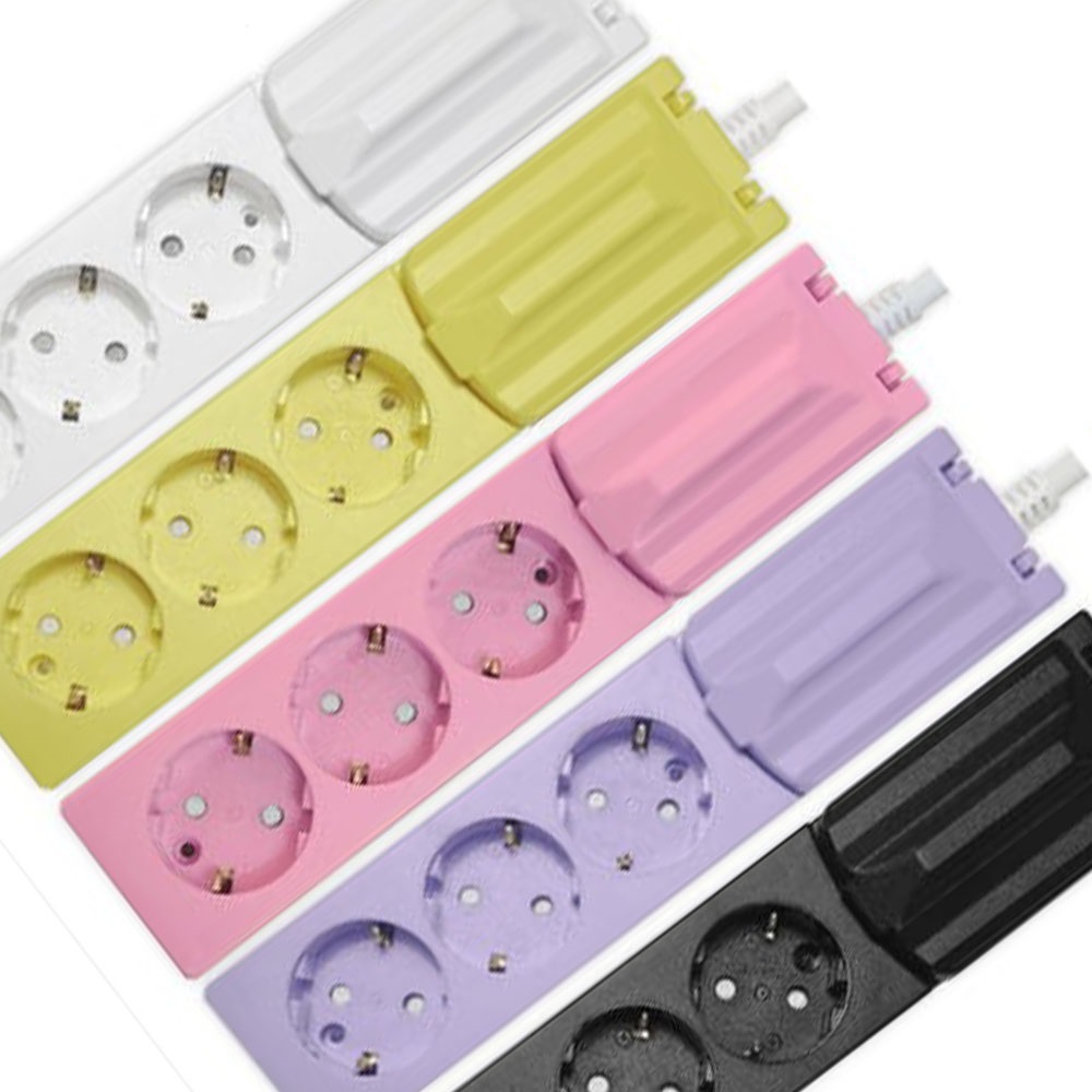 국산 고용량 멀티탭 3구 누전차단 스위치 4000W 메가볼트 전기 콘센트 1.5M