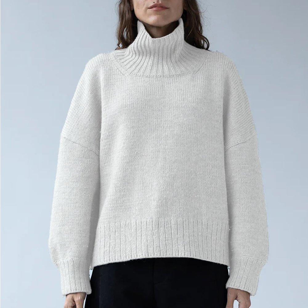 샤이나모트 여성 Rhys 스웨터 RHYSSWEATER-FW24-CREAM - 상세 이미지 3