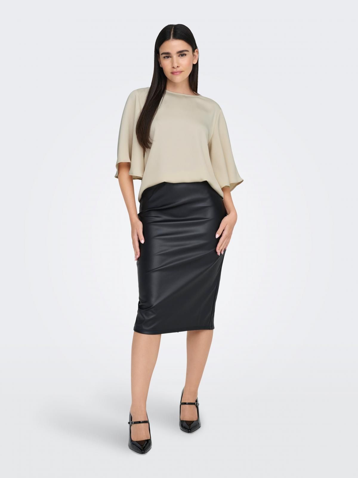 제이디와이 볼륨소매 라운드넥 블라우스 15336606_34 GREY / SANDSHELL - 상세 이미지 5