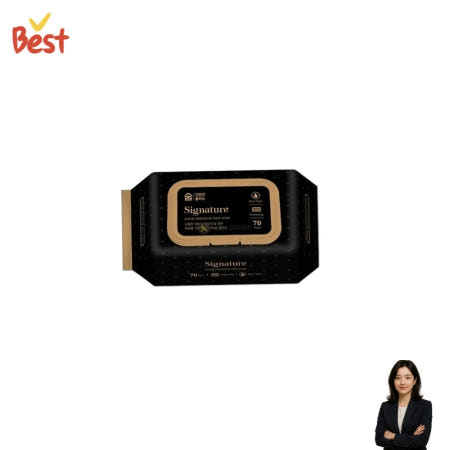 [부드러운 케어] 숨 시그니처 물티슈 캡형 70매 330g 20입 박스 대량구매물티슈