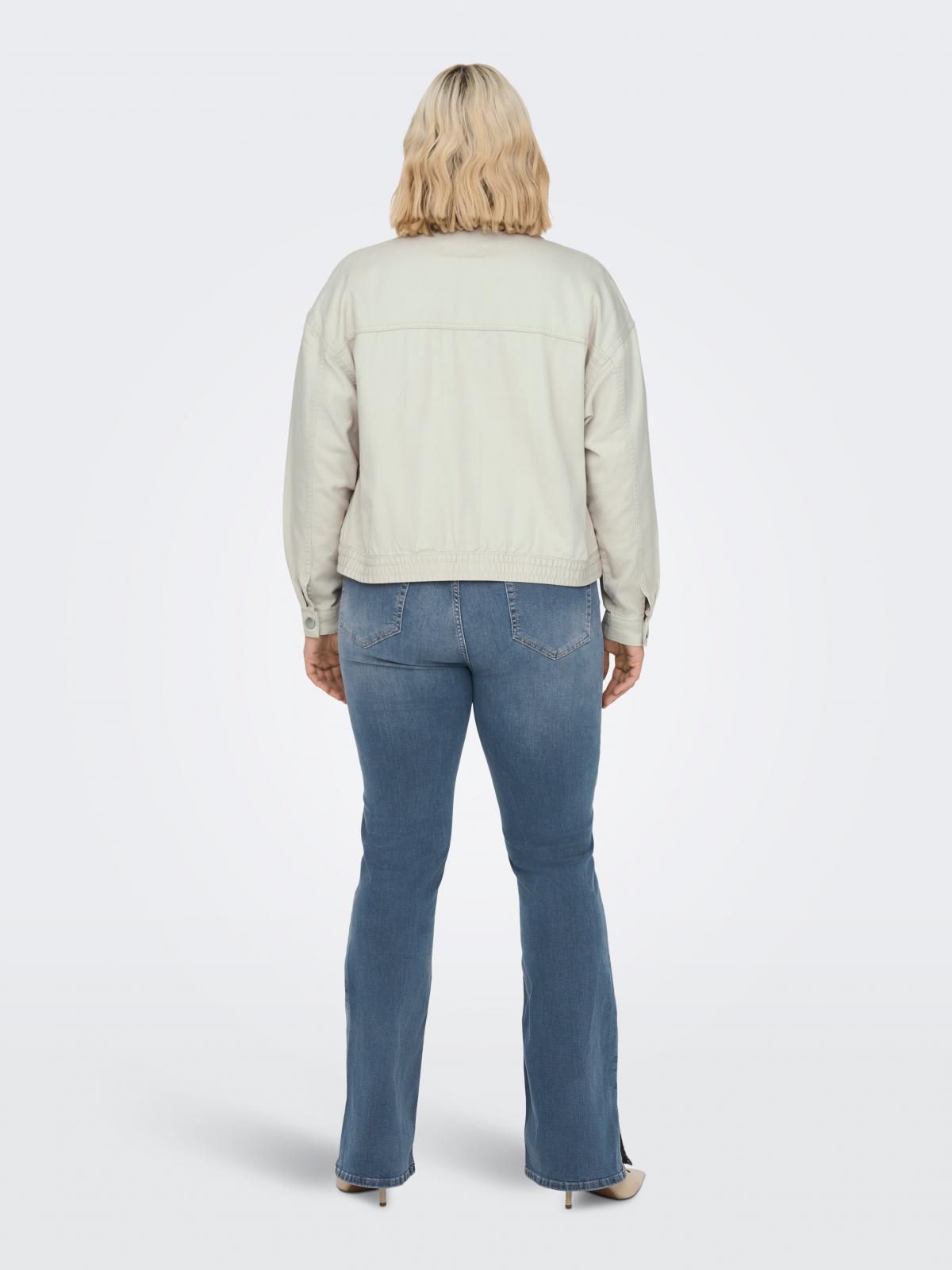 온리 캐주얼 크롭 재킷 15292569_115 BEIGE / PUMICE STONE - 상세 이미지 2