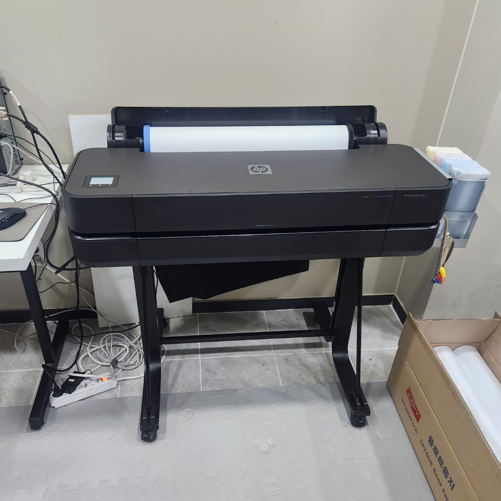 HP 플로터렌탈 디자인젯 T650 36인치 A0 무한잉크 플로터임대 - 상세 이미지 4