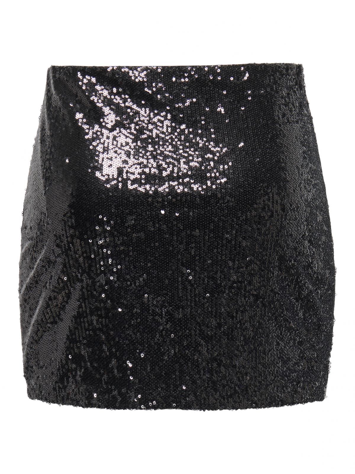 온리 글리터 시퀸 블랙 미니 스커트 15357339_2161_1231786 BLACK / BLACK - 상세 이미지 4