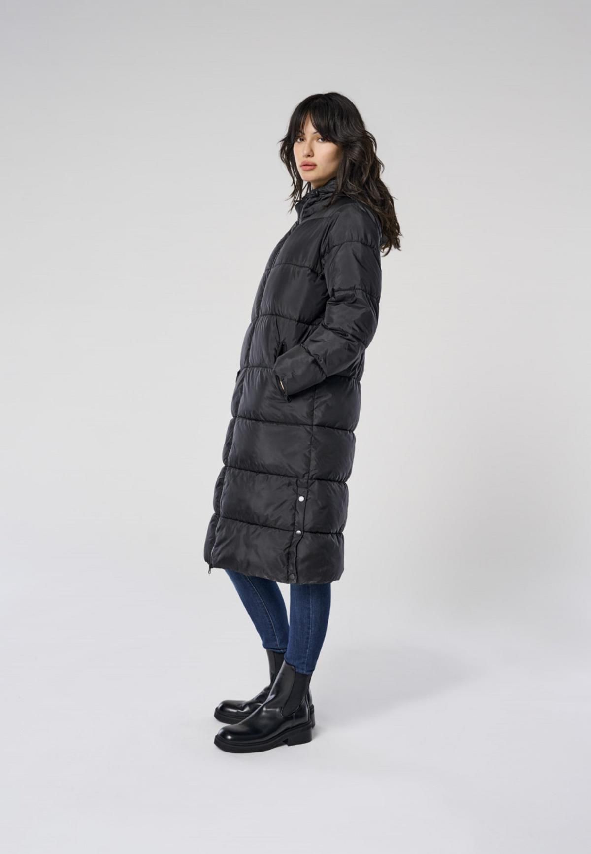 온리 윈드프루프 후드 집업 패딩 코트 15226559_2161 BLACK / BLACK - 상세 이미지 2
