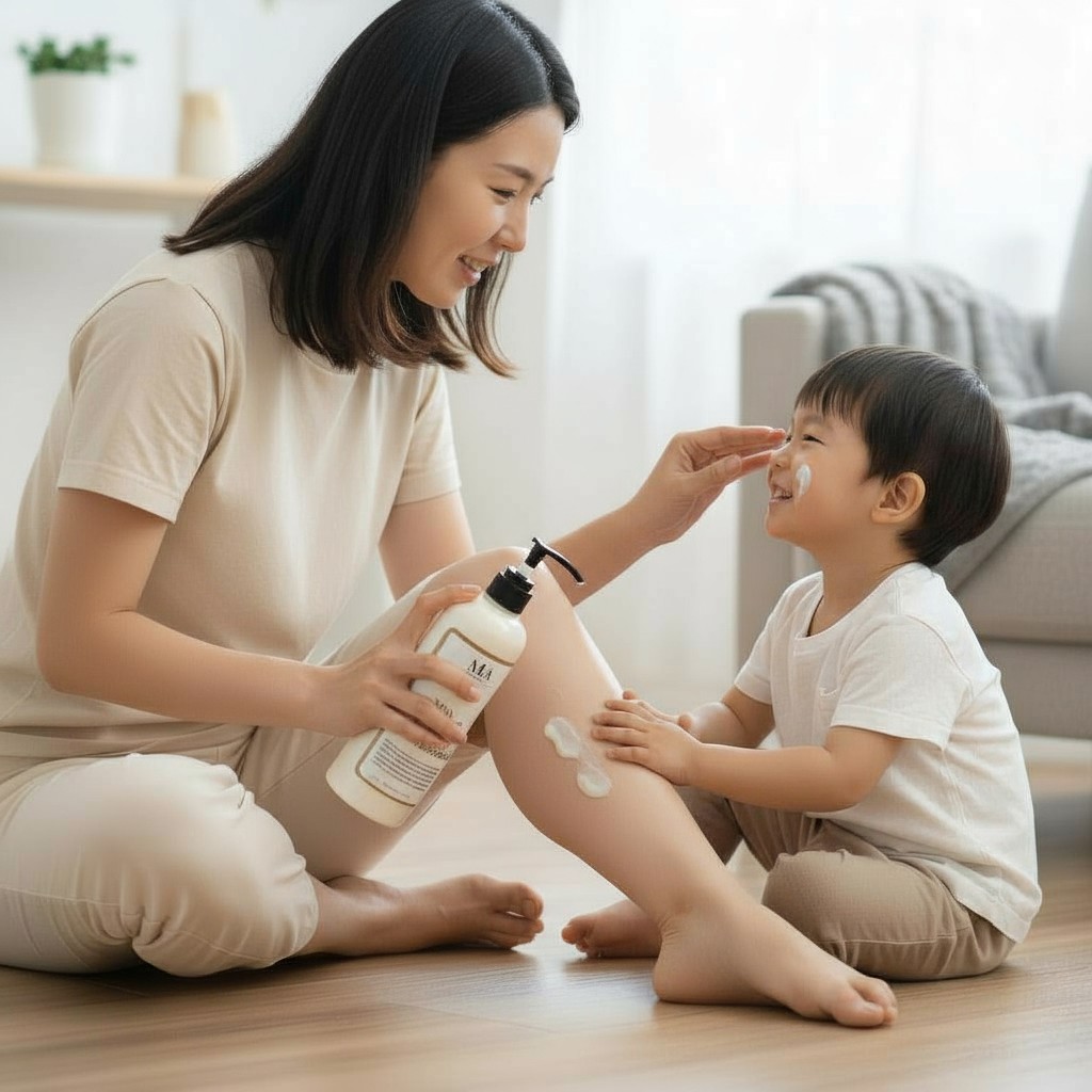 마담미쉘 고보습 바디로션 베르베린 크리미 에멀젼 400g 악건성 닭살피부 얼굴 바디 겸용 - 상세 이미지 4