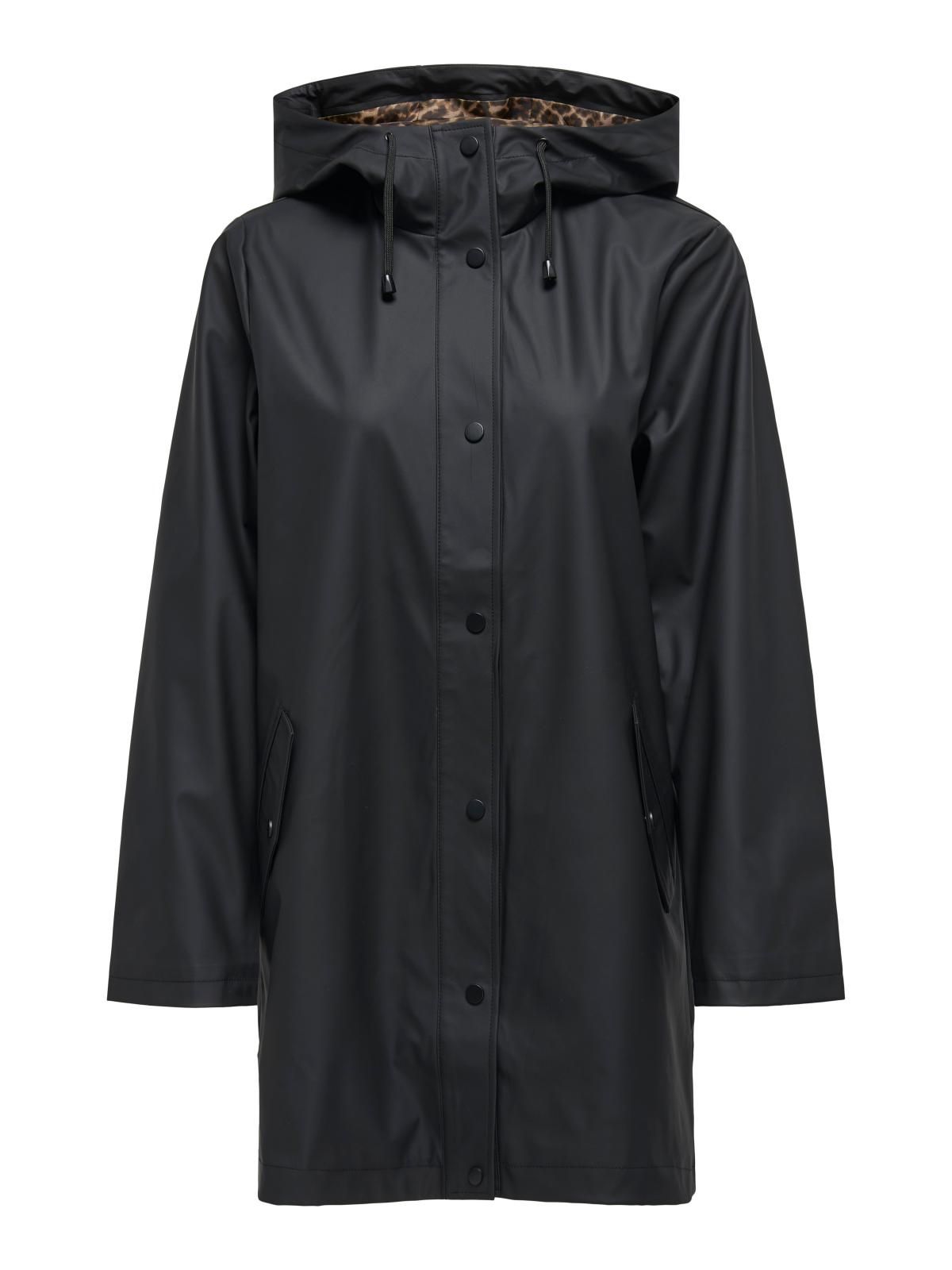 온리 테크니컬 방수 롱 레인코트 15265846_2161_958208 BLACK / BLACK - 상세 이미지 3