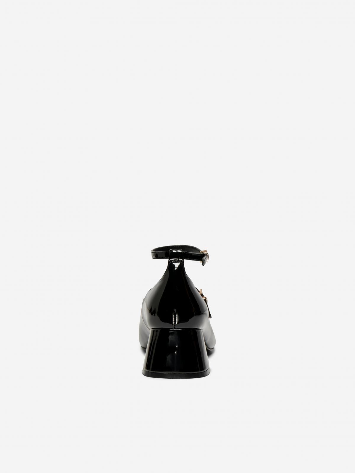 온리 베이직 블랙 에나멜 스트랩 힐 펌프스 15329867_2161 BLACK / BLACK - 상세 이미지 2