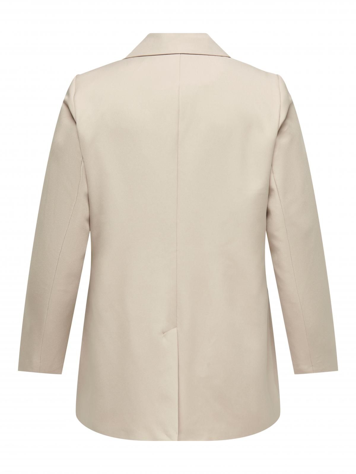 온리 컴포트핏 테일러드 베이지 블레이저 15325162_108 GREY / OXFORD TAN - 상세 이미지 4