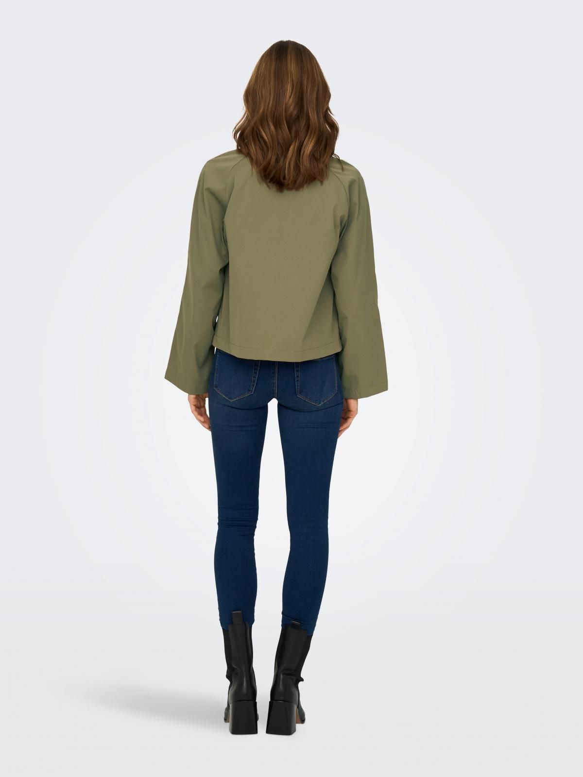 온리 테크니컬 숏 트렌치코트 더블버튼 15274982_1905 BROWN / ALOE - 상세 이미지 3