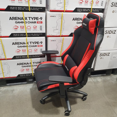 코스트코 제닉스 아레나 게이밍 의자 타입9 블랙레드 코스트코 180도 틸트 PC방