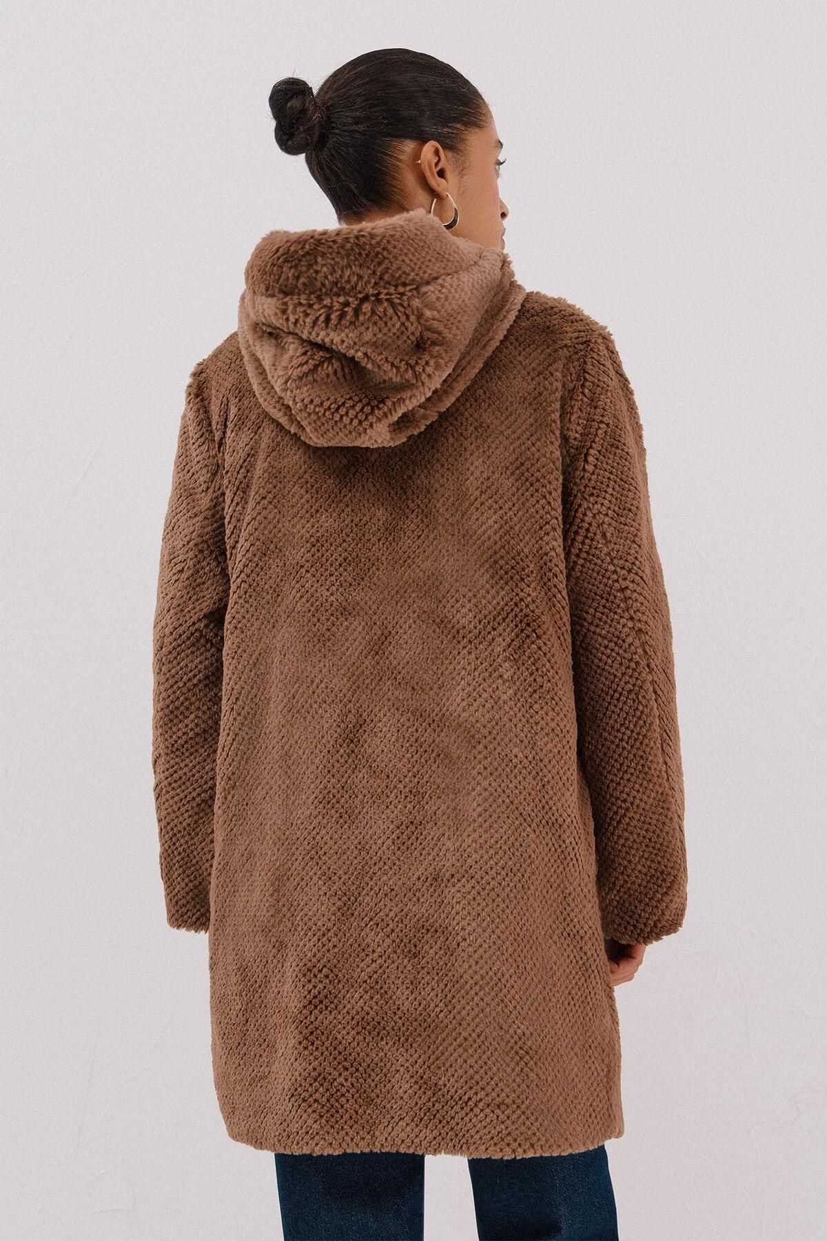 꼬르떼피엘 양면 테크니컬 롱 퍼코트 6612753 BEIGE - 상세 이미지 4