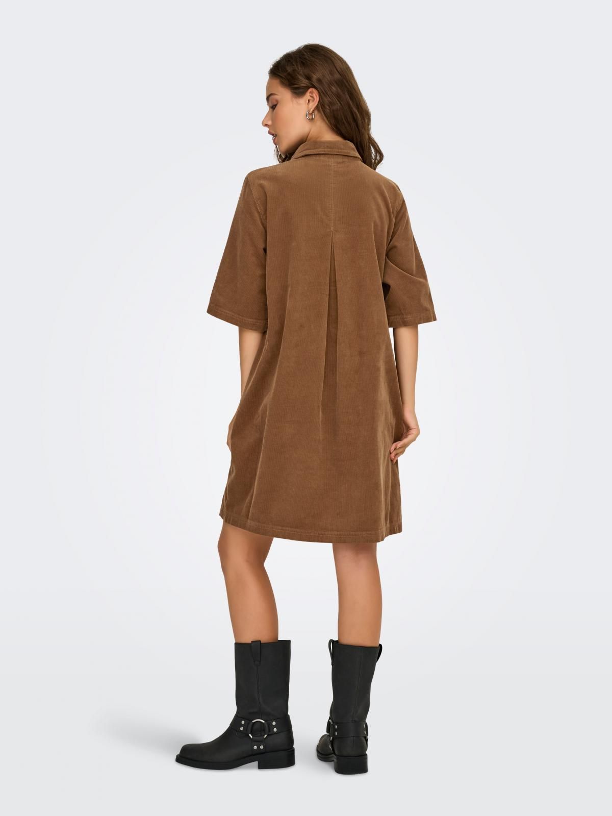 온리 코듀로이 셔츠카라 미니 원피스 15353640_2011 BROWN / TOASTED COCONUT - 상세 이미지 2