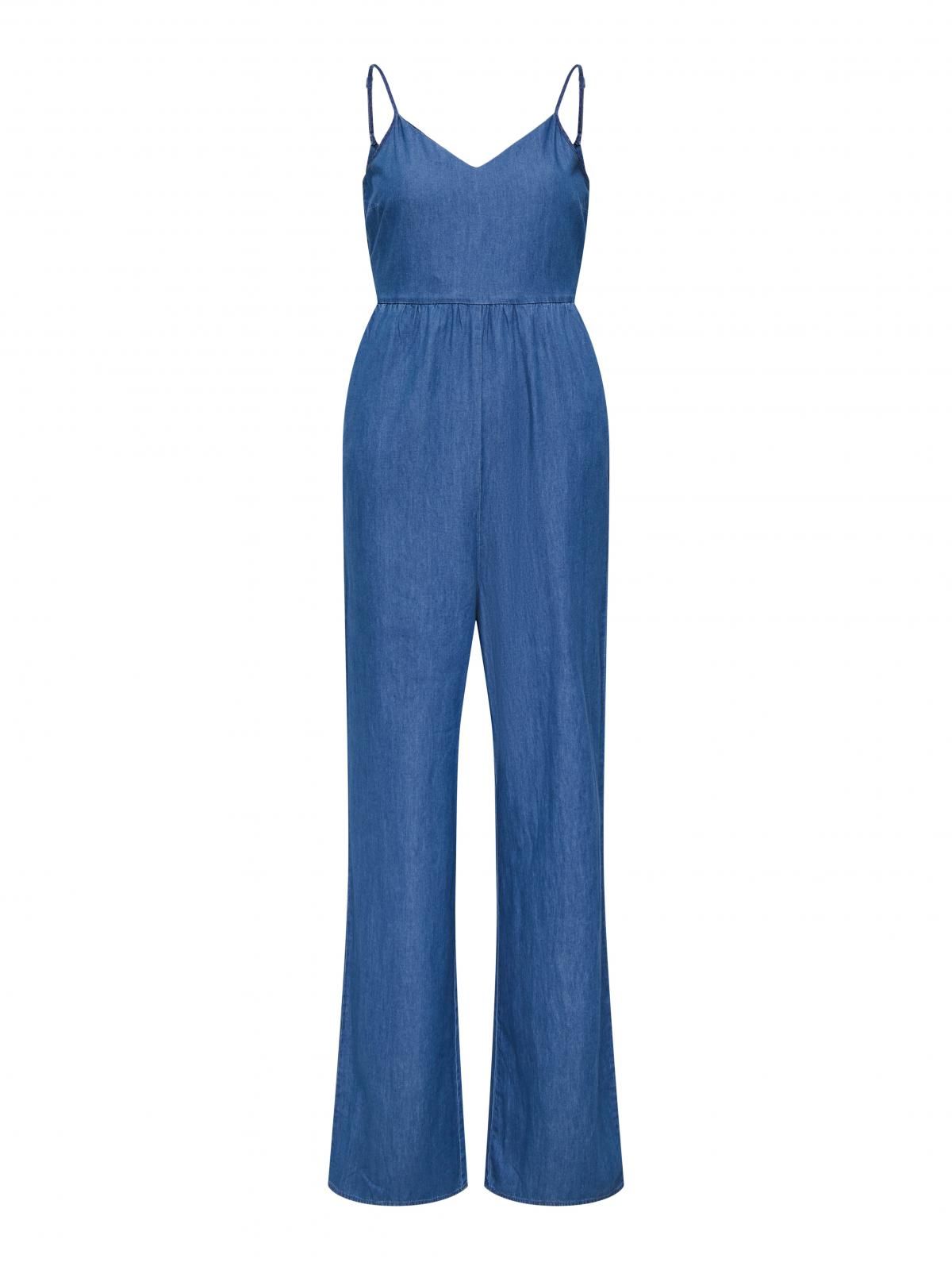 온리 코튼 민소매 스트랩 점프수트 15358782_2115 BLUE / MEDIUM BLUE DENIM - 상세 이미지 3