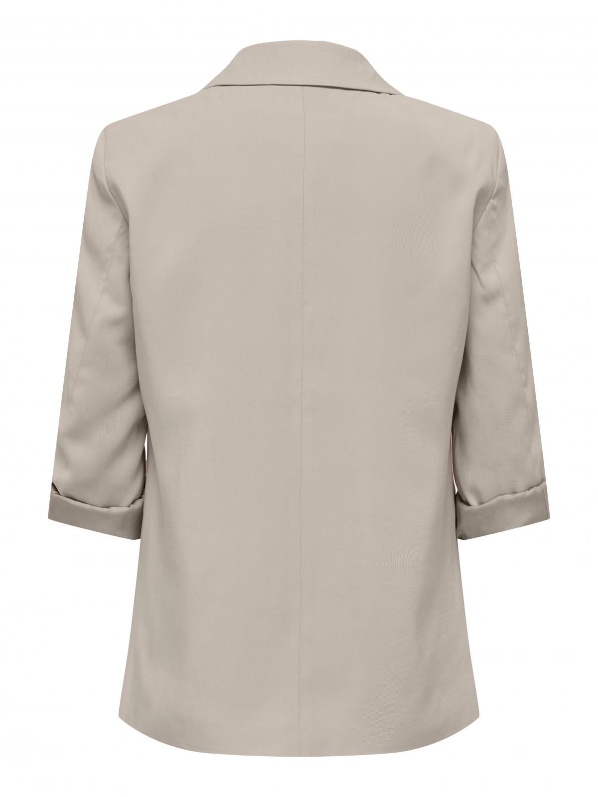 온리 테크니컬 루즈핏 롱 블레이저 15310839_4481 GREY / PURE CASHMERE - 상세 이미지 4