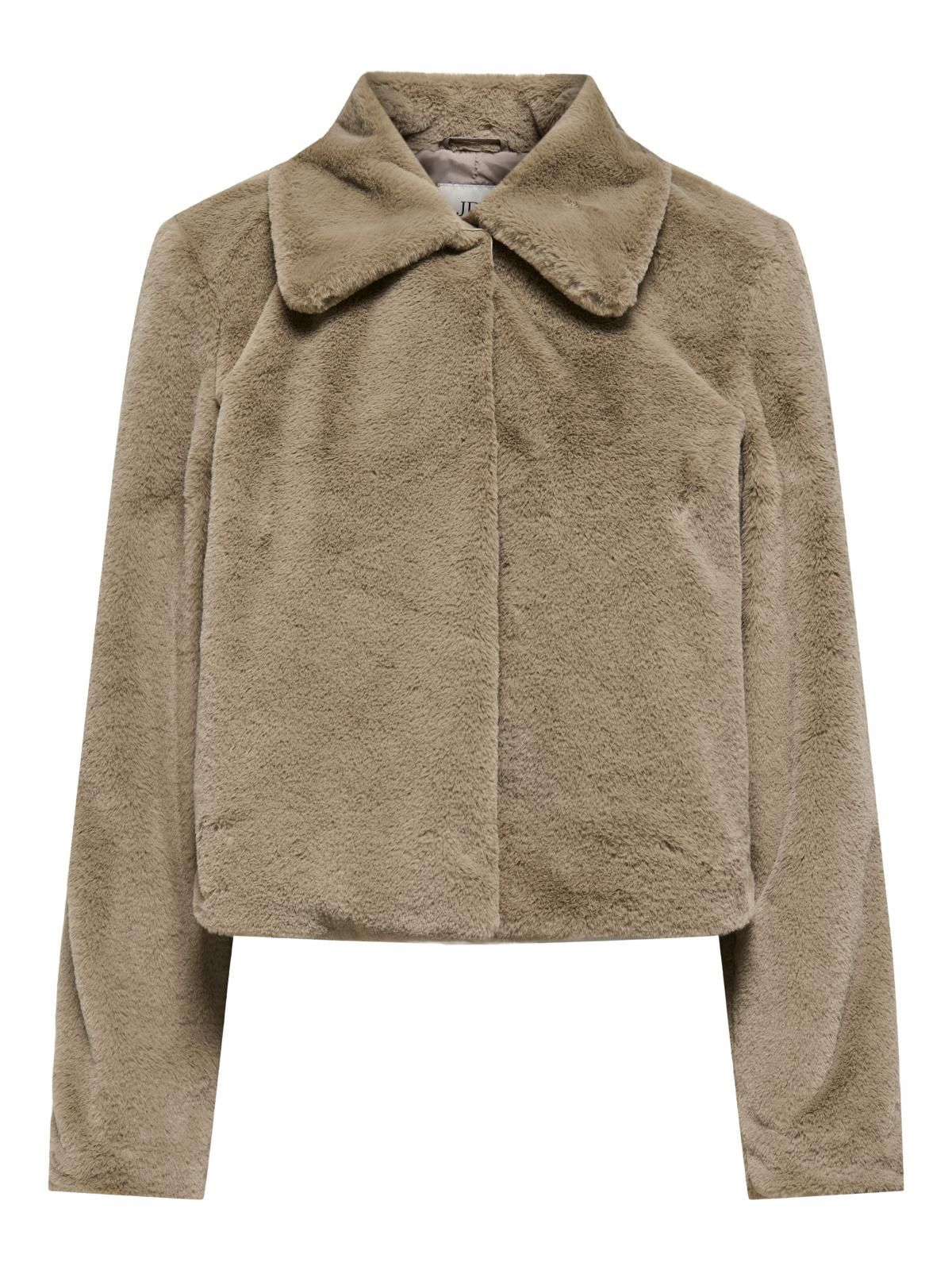 제이디와이 페이크 퍼 숏 코트 15353994_112 BROWN / TIMBER WOLF - 상세 이미지 3