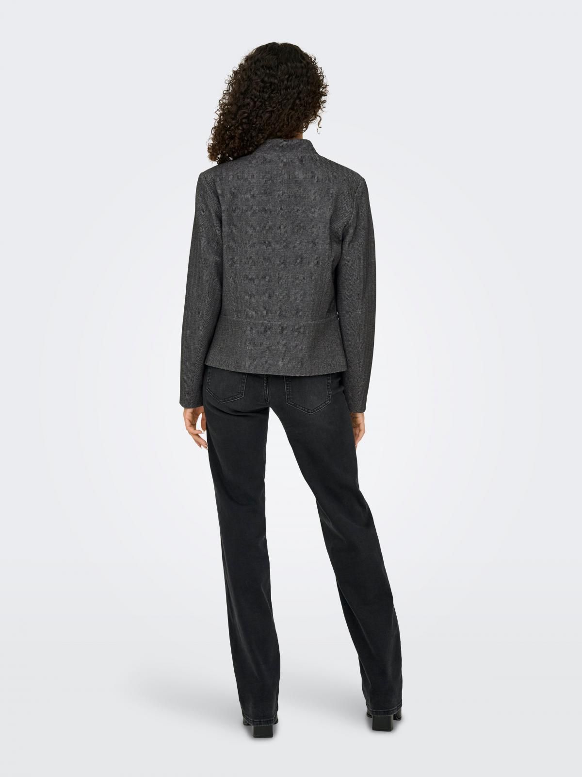 온리 클래식 테일러드 그레이 블레이저 15351247_2383 GREY / DARK GREY MELANGE - 상세 이미지 2