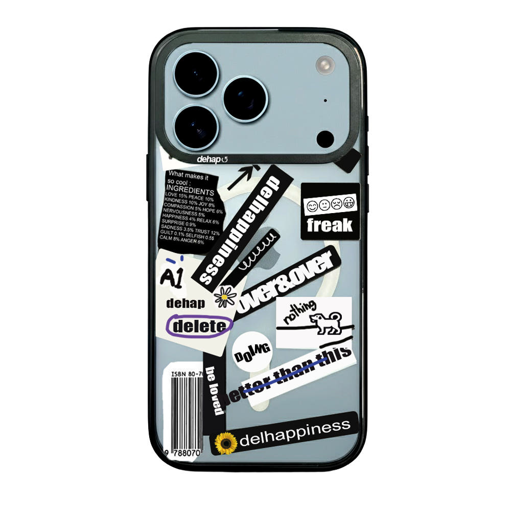 dehap 아이폰 맥세이프 케이스 블랙 라벨