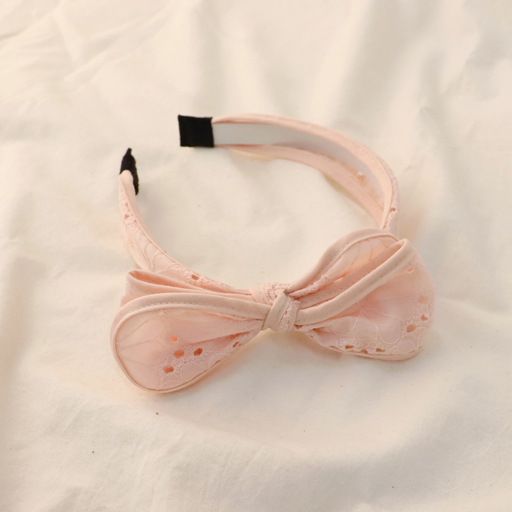 플레어 펀칭레이스 비비안 헤어밴드 유아머리띠 - 상세 이미지 4