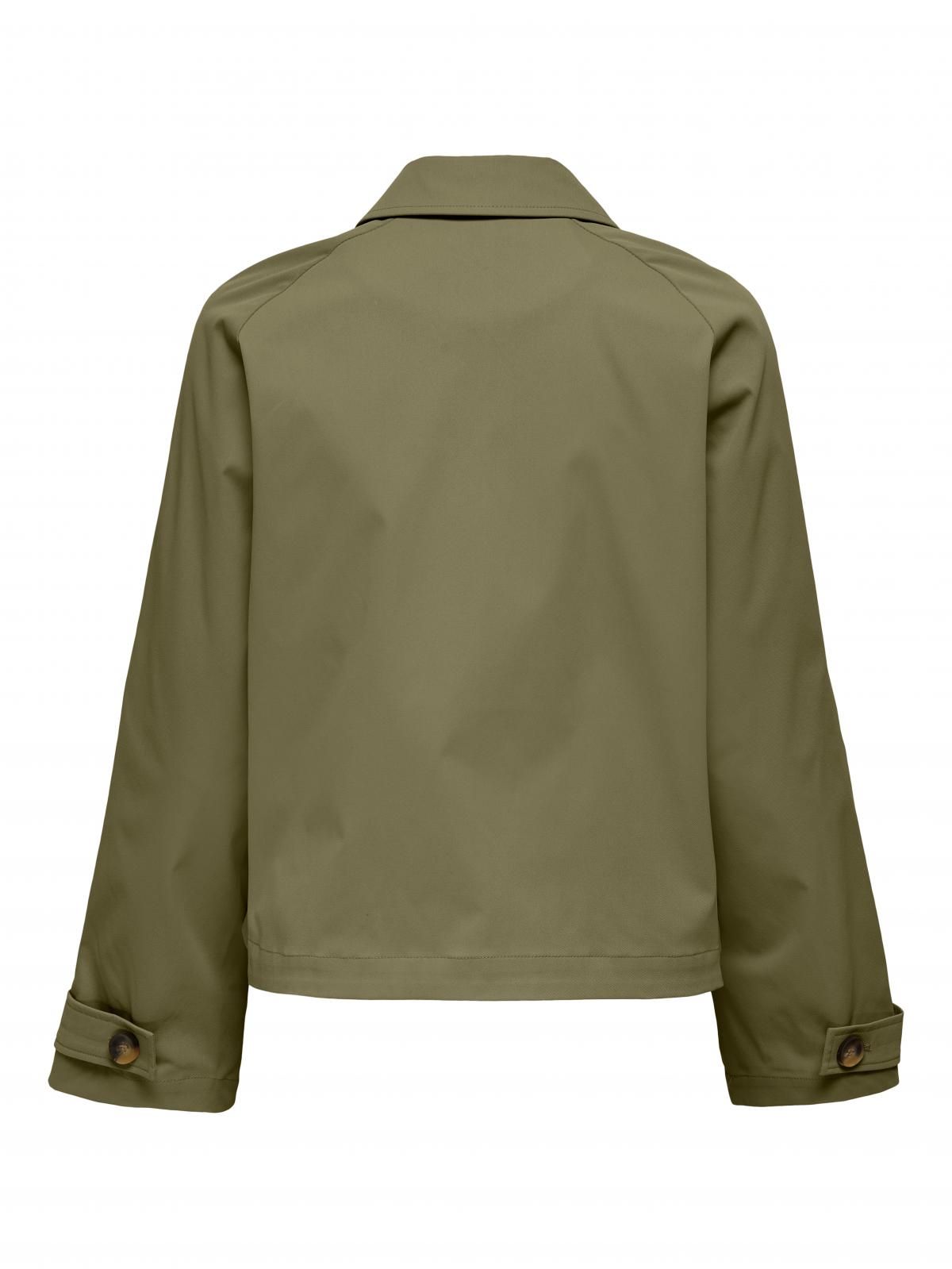 온리 테크니컬 숏 트렌치코트 더블버튼 15274982_1905 BROWN / ALOE - 상세 이미지 5