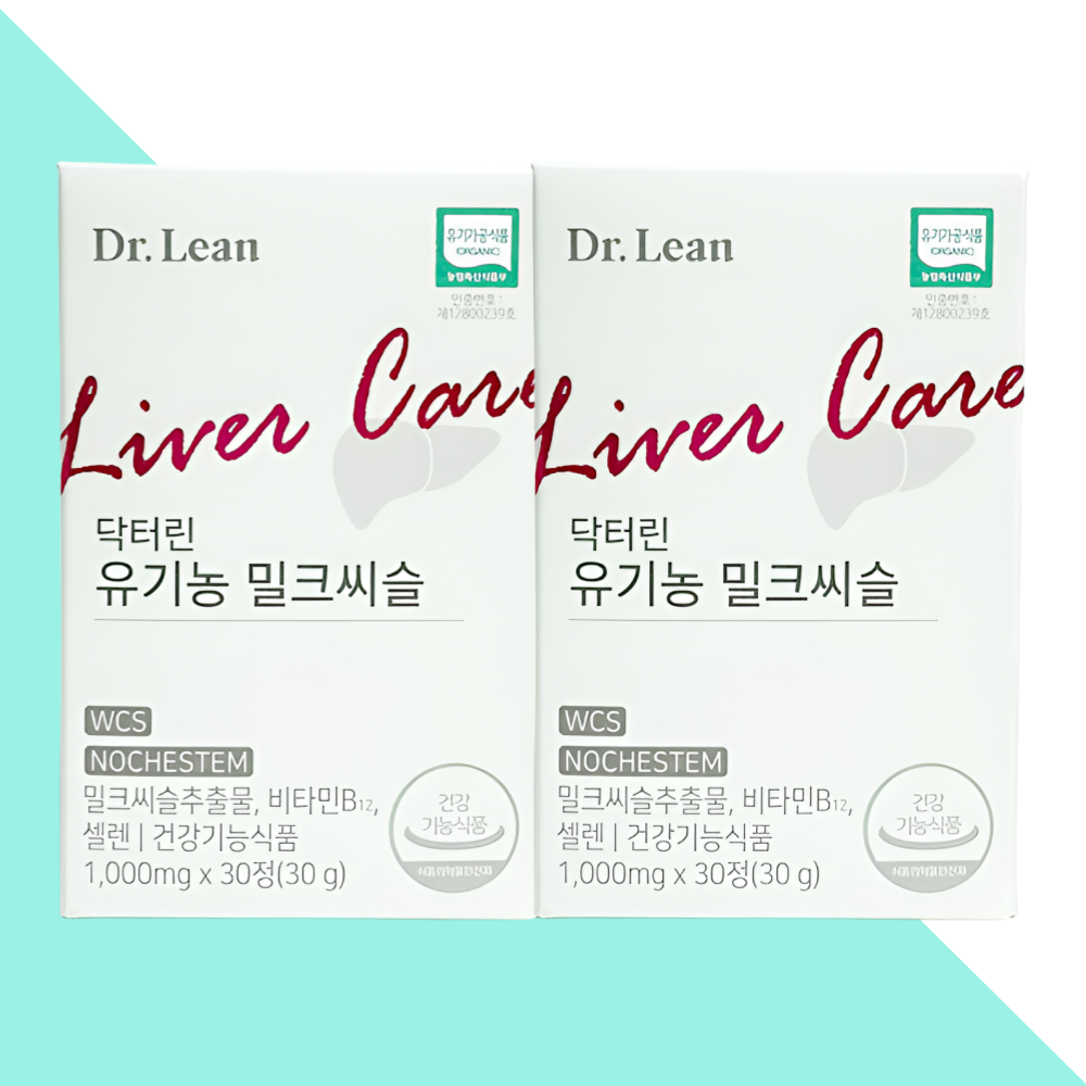 닥터린 밀크씨슬 유기농 밀크시슬 30정X2개 - 상품 이미지