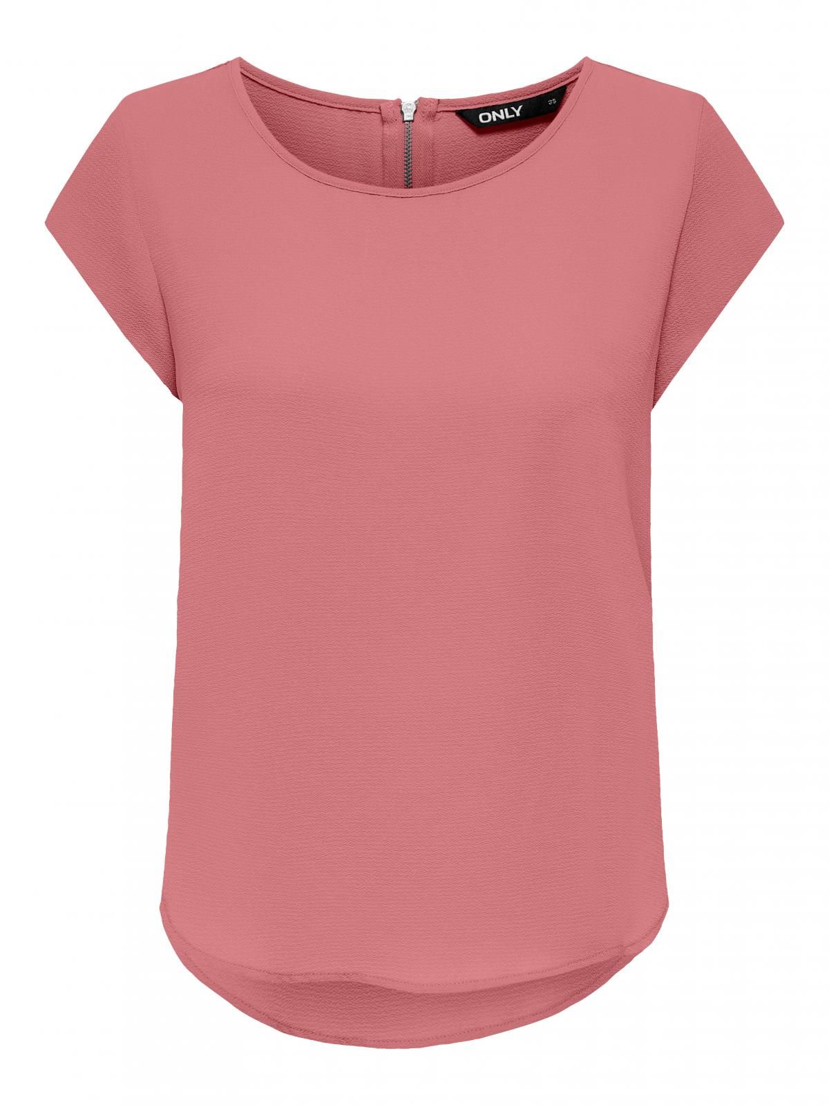 온리 베이직 라운드넥 레귤러핏 반팔 티셔츠 15142784_849 ROSE / DUSTY ROSE - 상세 이미지 3