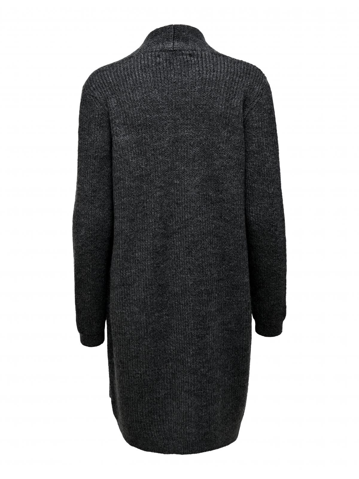 온리 테크니컬 소프트 니트 브이넥 카디건 15179815_2383 GREY / DARK GREY MELANGE - 상세 이미지 4