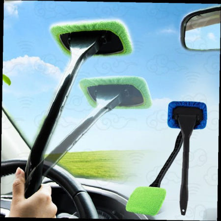 차량 유리 청소 브러시 앞유리 뒷유리 실내 세차 타월 김서림 제거 드라이브 필수템