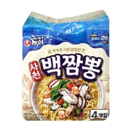 농심 짬뽕면 농심 사천백짬뽕 4개입 x 2개