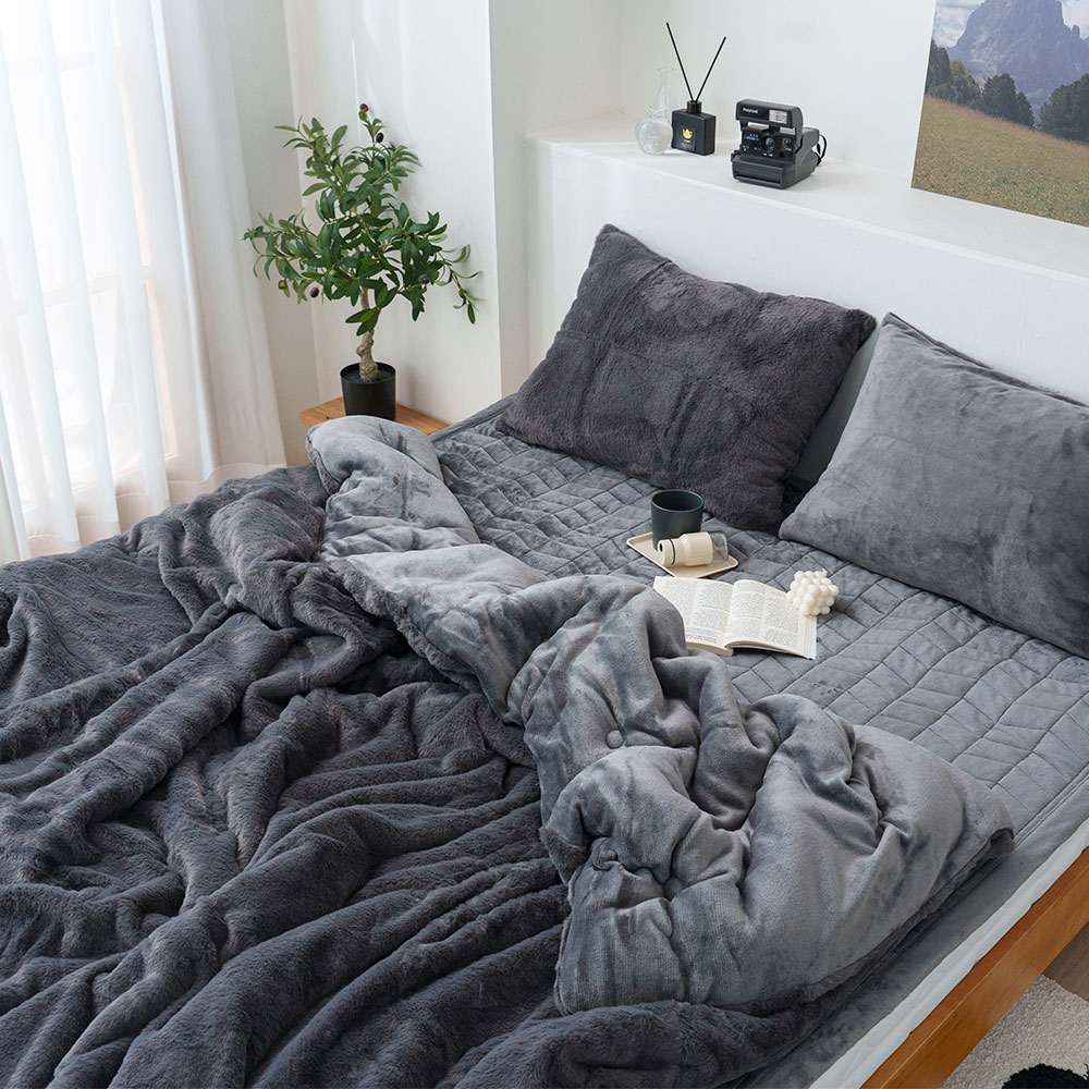 리틀홈즈 극세사 알러지케어 이불 먼지없는 사계절 차렵이불 슈퍼싱글