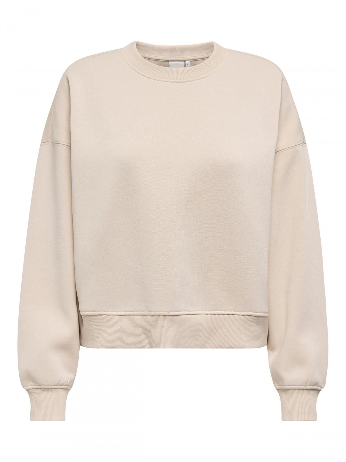 온리 미니멀 베이직 크루넥 맨투맨 15338727_115 BEIGE / PUMICE STONE - 상세 이미지 3