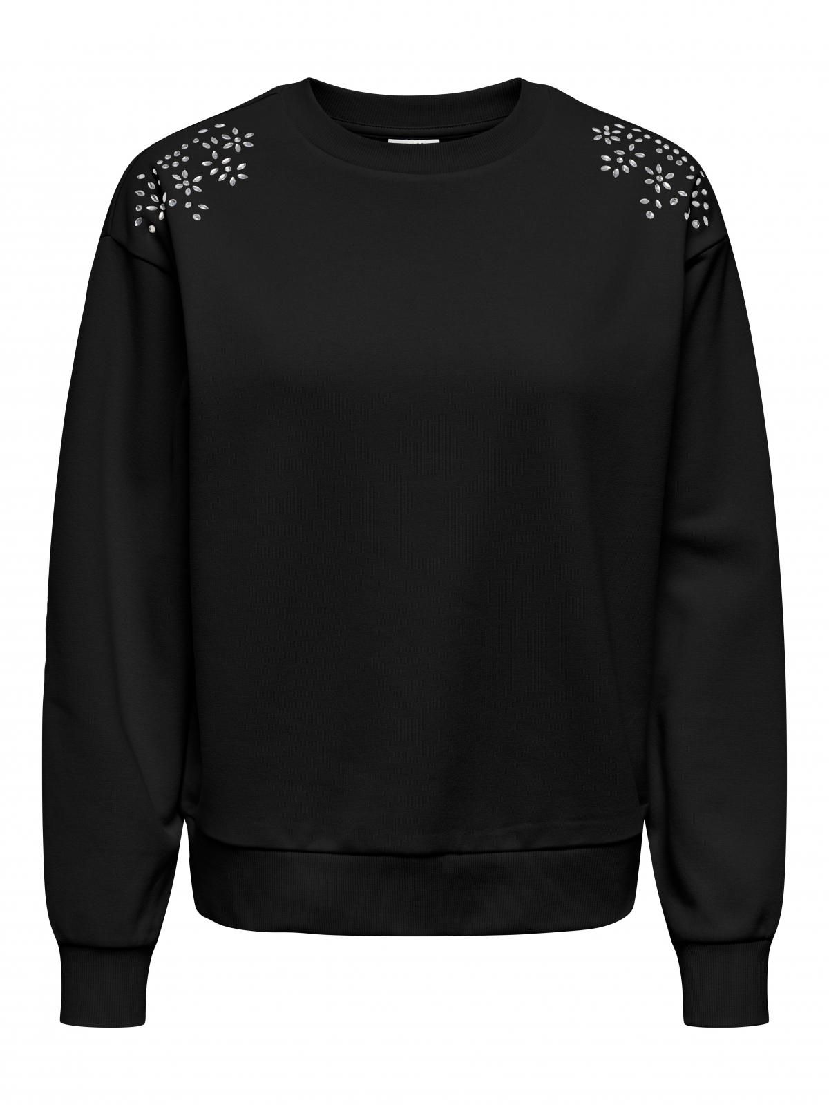 제이디와이 시퀸 포인트 블랙 라운드넥 맨투맨 15355925_2161_1213902 BLACK / BLACK - 상세 이미지 3