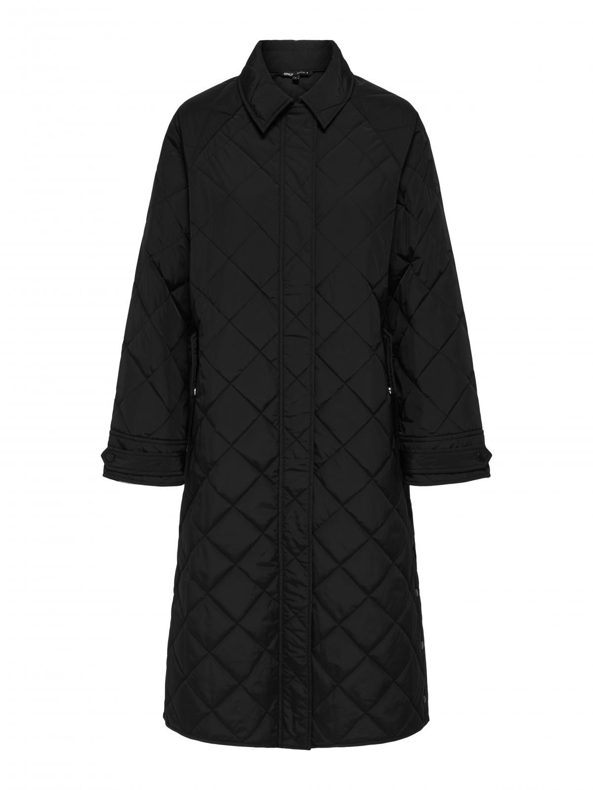 온리 테크니컬 퀼팅 롱 패딩 15362139_2161 BLACK / BLACK - 상품 이미지