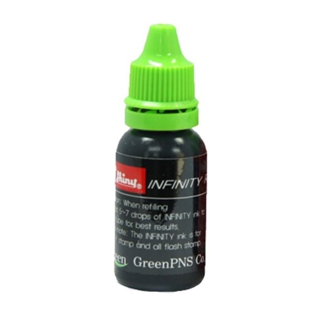 (그린피앤에스) 샤이니 만년잉크 (흑색) E-161-9/15ml 타(12개입) - 메인 이미지