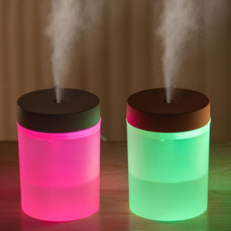 소형가습기 USB 사무실 가정용 LED 무드등 탁상용 가습기 220ML