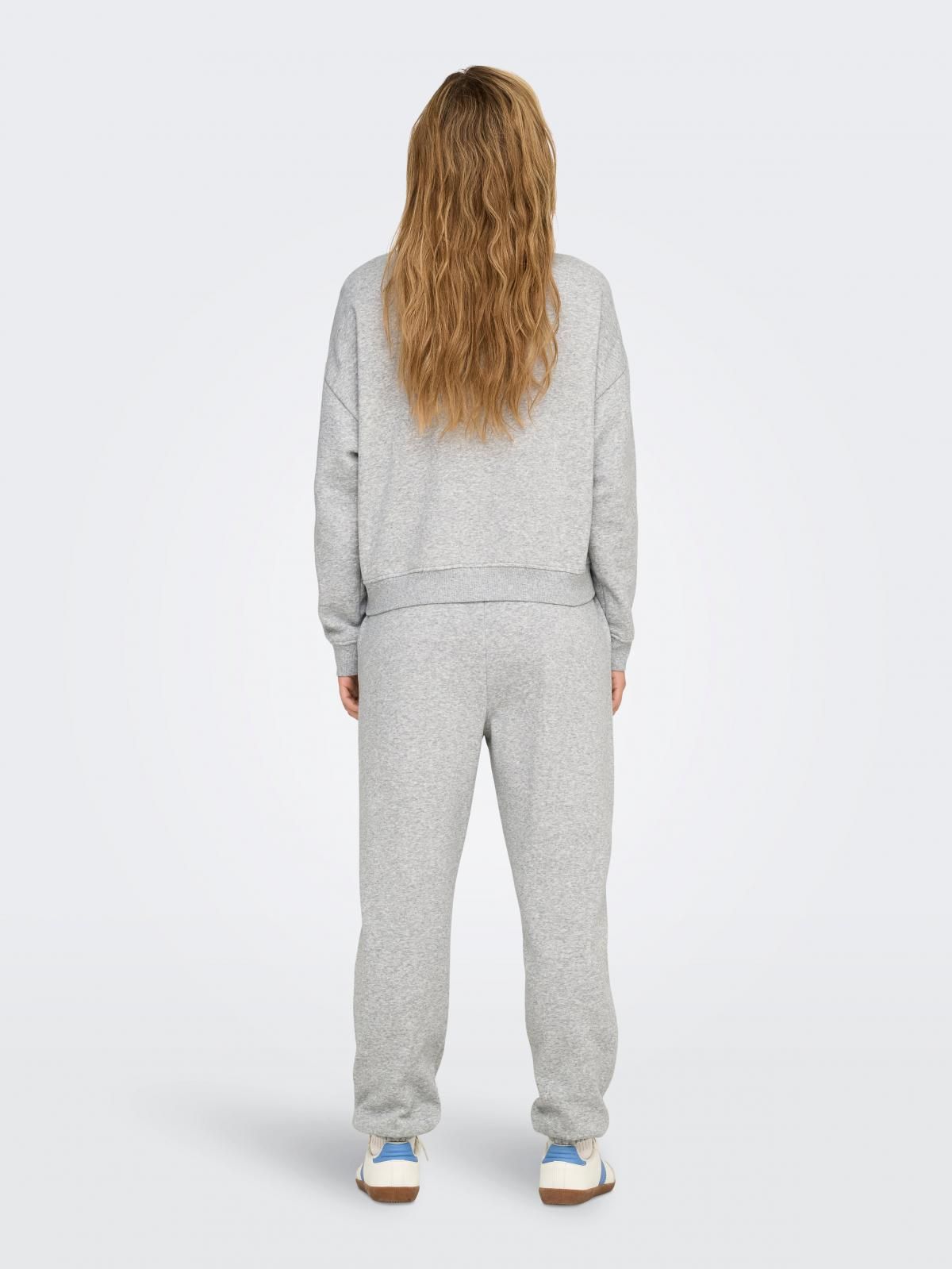 온리 그레이 베이직 루즈핏 라운드넥 맨투맨 15243380_2381 GREY / LIGHT GREY MELANGE - 상세 이미지 2