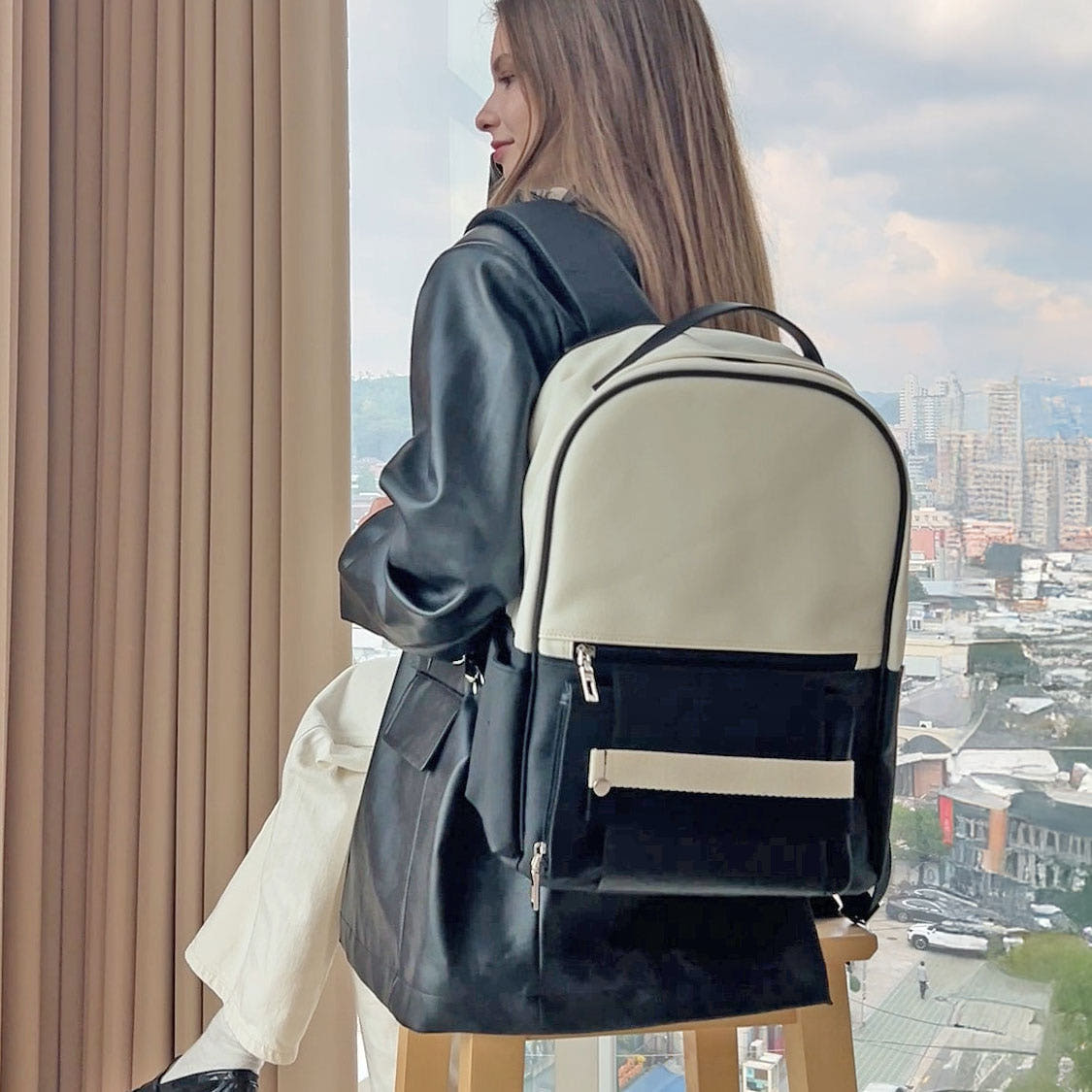 로디나트 케이스 백팩, 20대 30대 40대 데일리 직장인 대학생 16인치 노트북