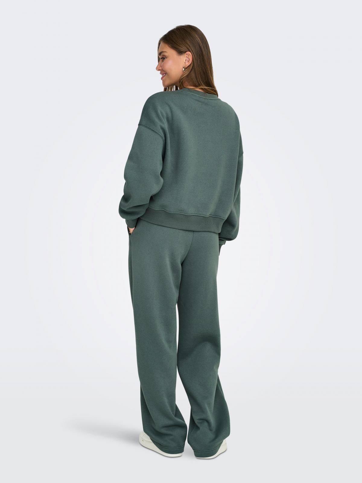 온리 테크니컬 베이직 루즈핏 맨투맨 긴팔 15338727_1469 GREEN / BALSAM GREEN - 상세 이미지 2
