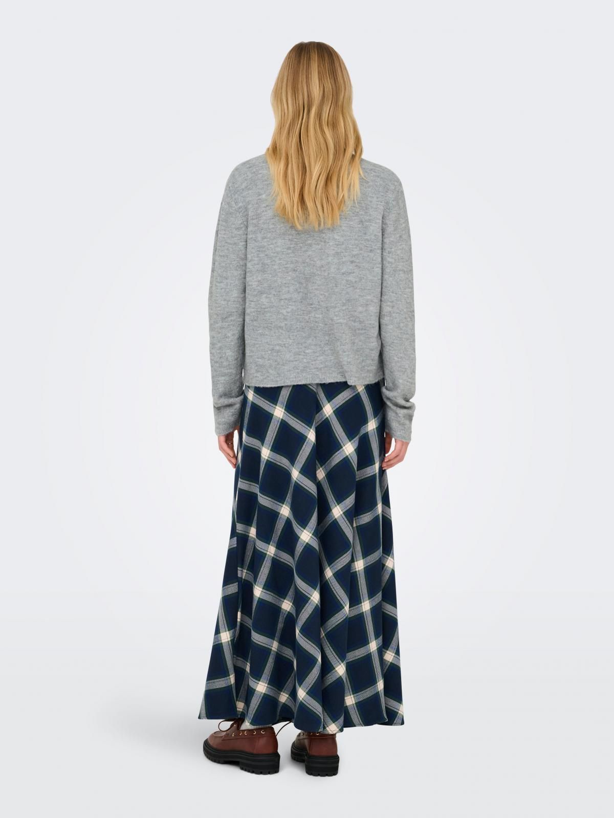 온리 라운드넥 베이직 소프트 카디건 15368980_2382 GREY / MEDIUM GREY MELANGE - 상세 이미지 3