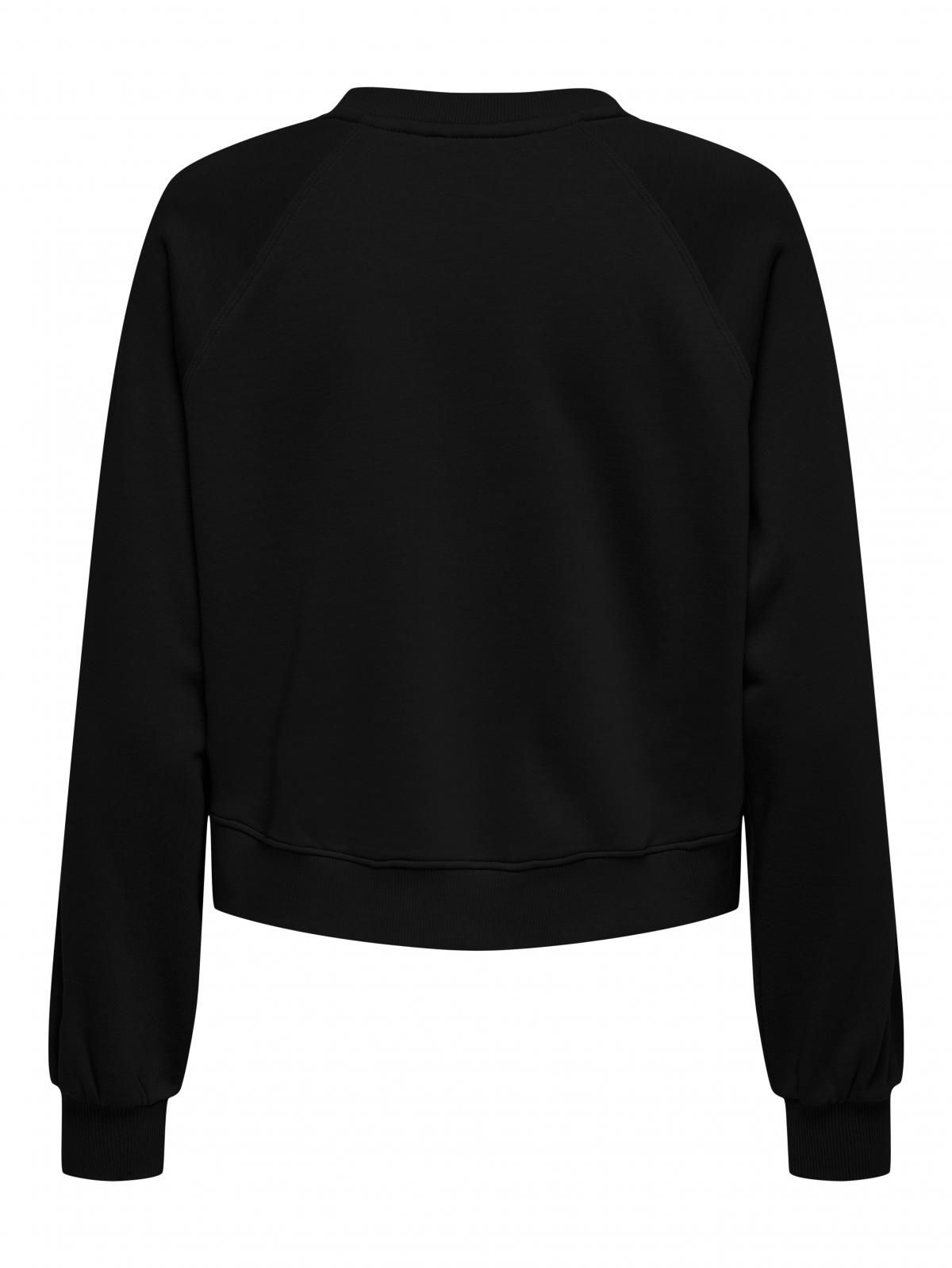온리 프린트 라운드넥 테크니컬 맨투맨 블랙 15360576_2161_1228317 BLACK / BLACK - 상세 이미지 4