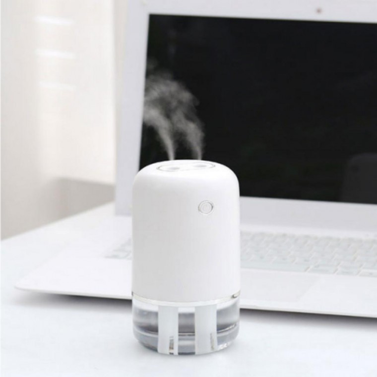 듀얼필터 복합식가습기 무드 무소음 탁상용 가습기 무선 미니 무드등