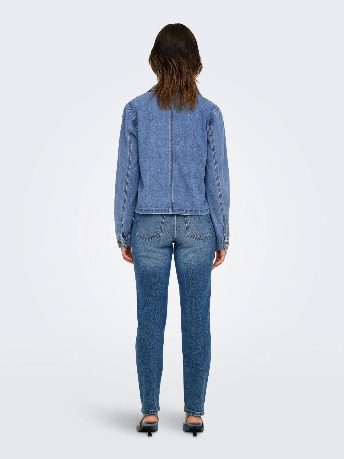 제이디와이 트렌디 더블버튼 데님 재킷 15341344_2115 BLUE / MEDIUM BLUE DENIM - 상세 이미지 2