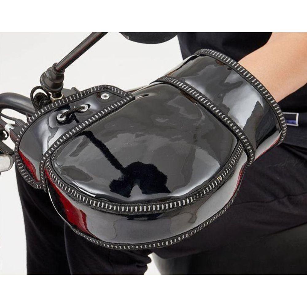 오토바이 방한 장갑 커버 겨울 전기 자동차 핸들 바 따뜻한 - 상세 이미지 2