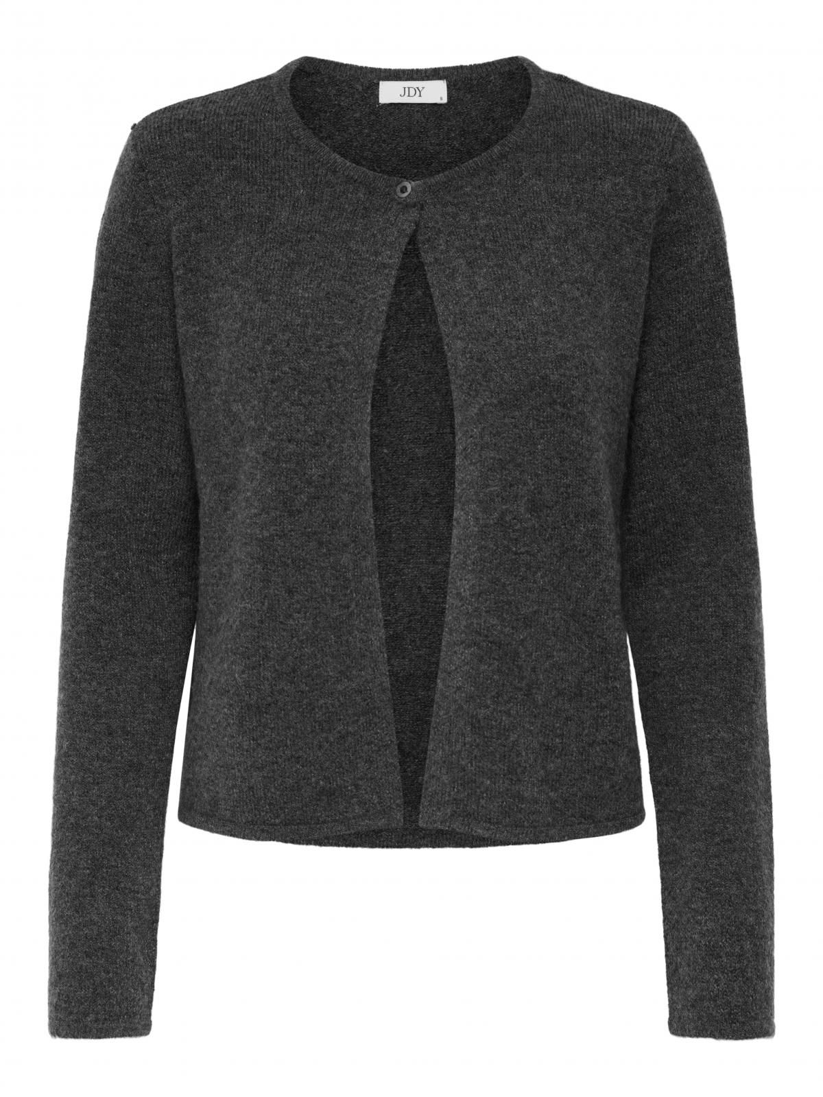 제이디와이 플랫니트 소프트 라운드넥 카디건 15355568_2383 GREY / DARK GREY MELANGE - 상세 이미지 3