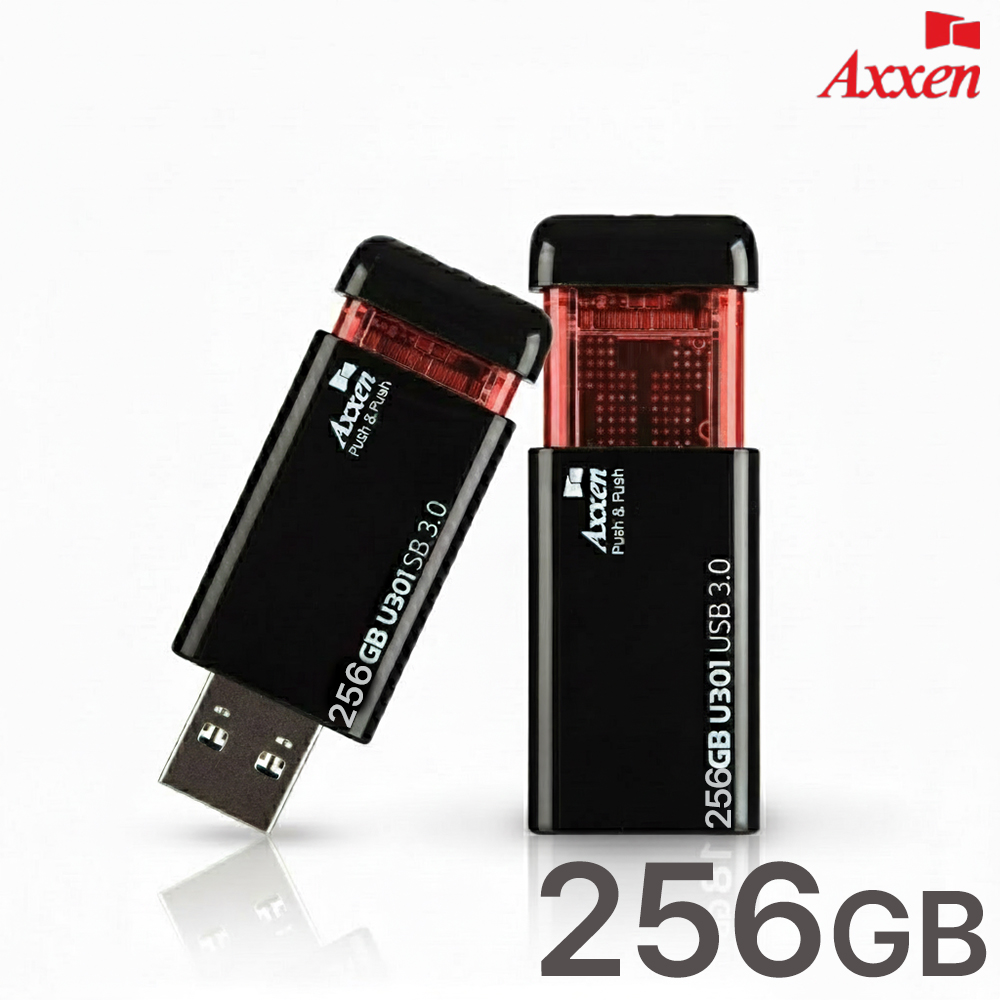 USB메모리 256GB 고속전송 푸쉬형 [무료인쇄] 컴팩트 휴대용 PC 노트북 저장장치 - 상품 이미지