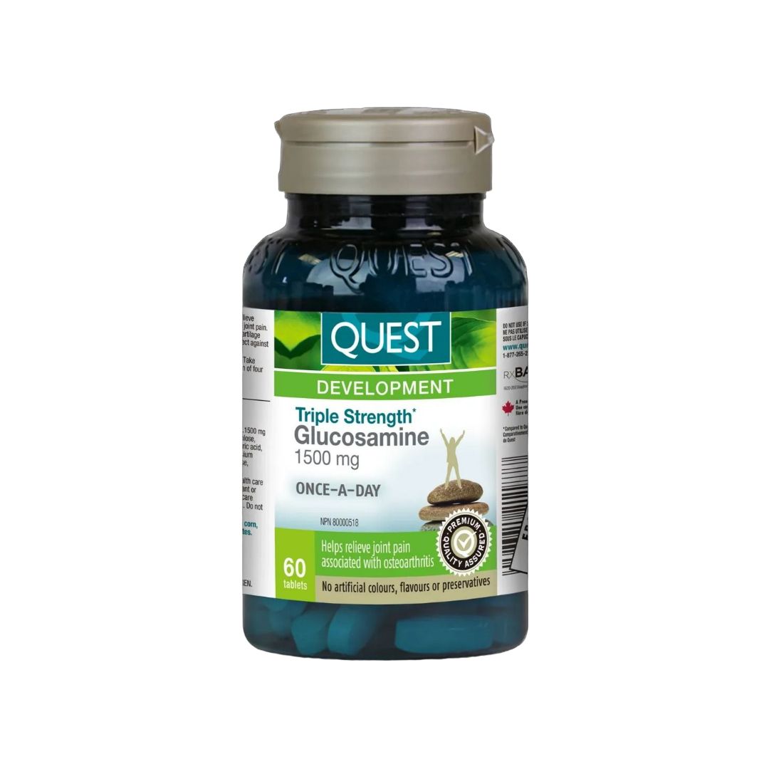 퀘스트 트리플 스트렝스 글루코사민 1500mg 관절 케어 60정 (2개월분) - 상품 이미지
