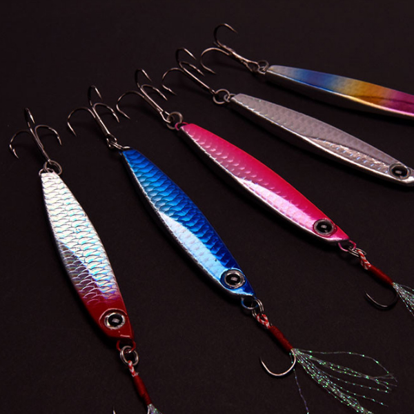 라스원 캐스팅 메탈지그 5개입 세트 케이스 포함 삼치 고등어 풀치 농어 5개입세트, 20g - 상세 이미지 2